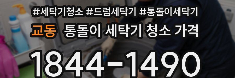 교동 통돌이 세탁기 청소 가격