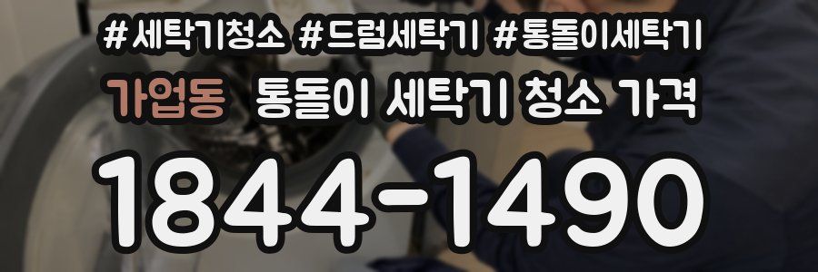 가업동 통돌이 세탁기 청소 가격