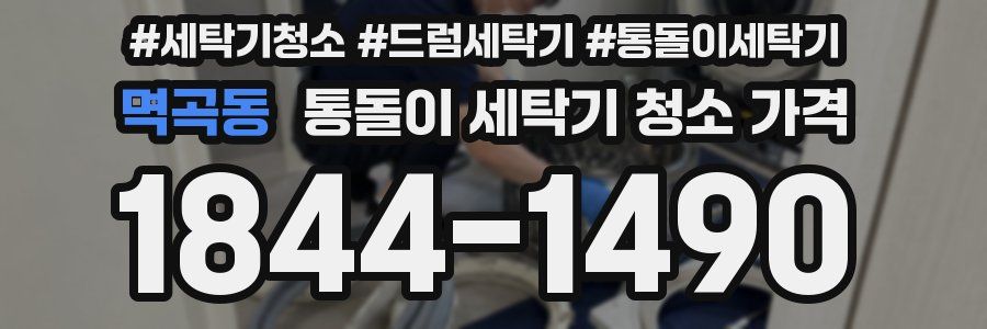 멱곡동 통돌이 세탁기 청소 가격
