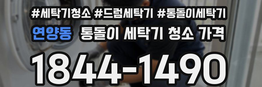 연양동 통돌이 세탁기 청소 가격