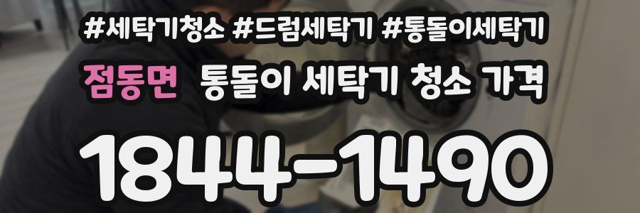 점동면 통돌이 세탁기 청소 가격