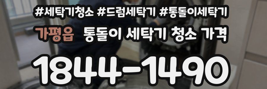 가평읍 통돌이 세탁기 청소 가격