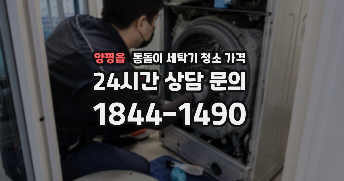 양평읍 통돌이 세탁기 청소 가격
