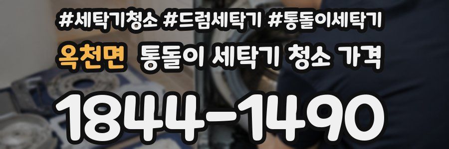 옥천면 통돌이 세탁기 청소 가격