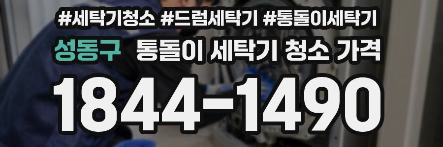 성동구 통돌이 세탁기 청소 가격