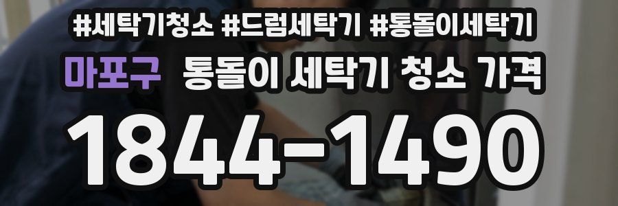 마포구 통돌이 세탁기 청소 가격