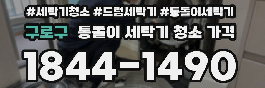 구로구 통돌이 세탁기 청소 가격