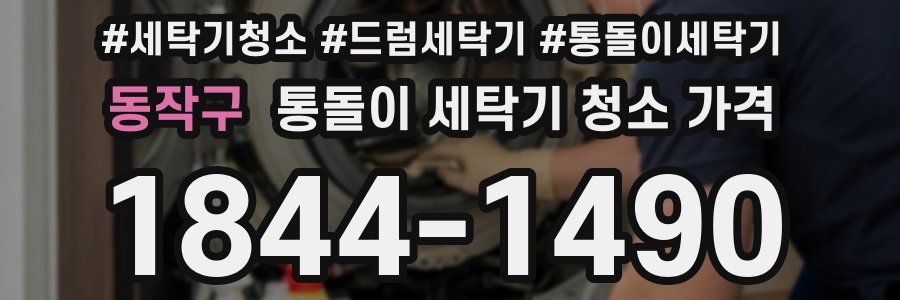 동작구 통돌이 세탁기 청소 가격