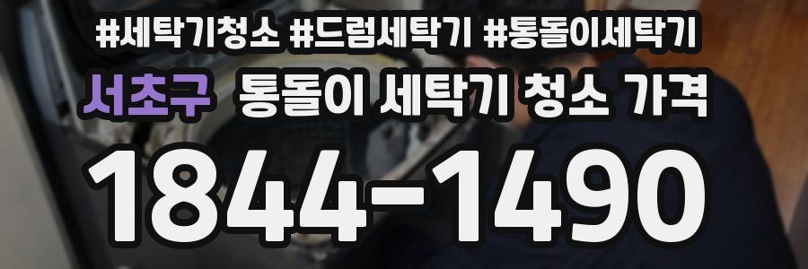 서초구 통돌이 세탁기 청소 가격