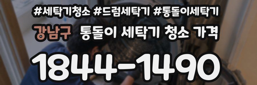 강남구 통돌이 세탁기 청소 가격