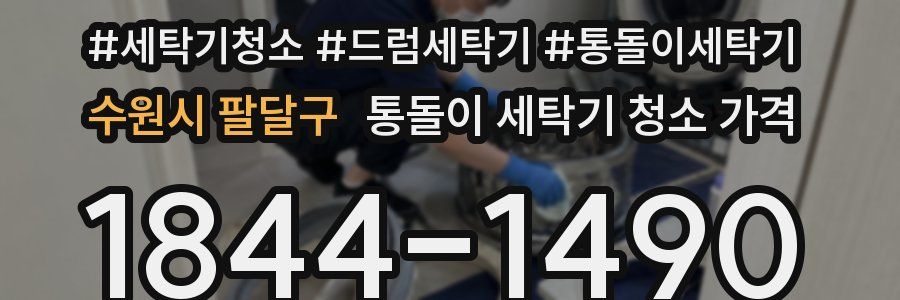 수원시 팔달구 통돌이 세탁기 청소 가격