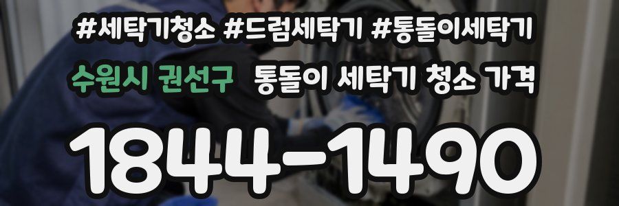 수원시 권선구 통돌이 세탁기 청소 가격