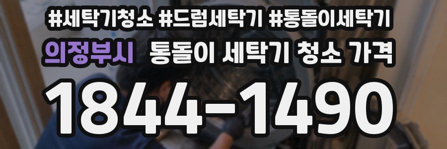 의정부시 통돌이 세탁기 청소 가격
