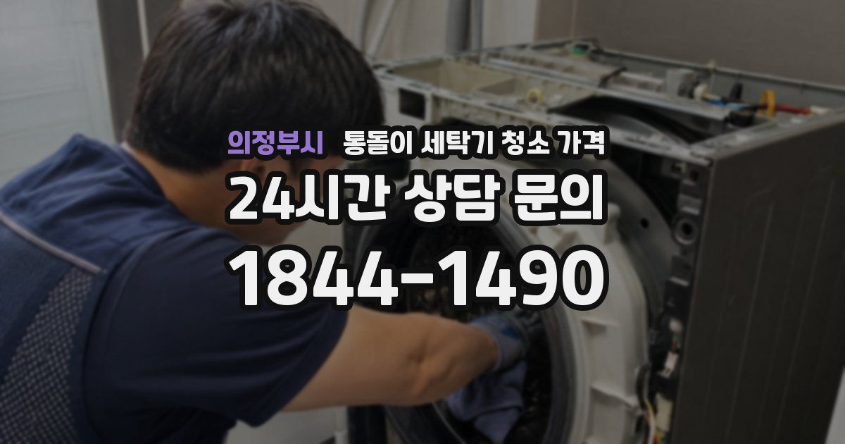 의정부시 통돌이 세탁기 청소 가격
