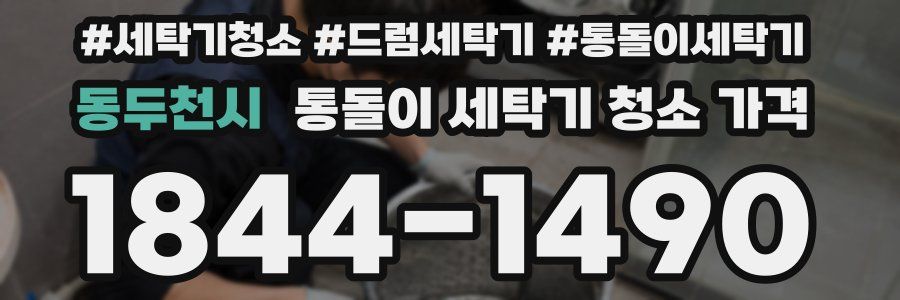 동두천시 통돌이 세탁기 청소 가격
