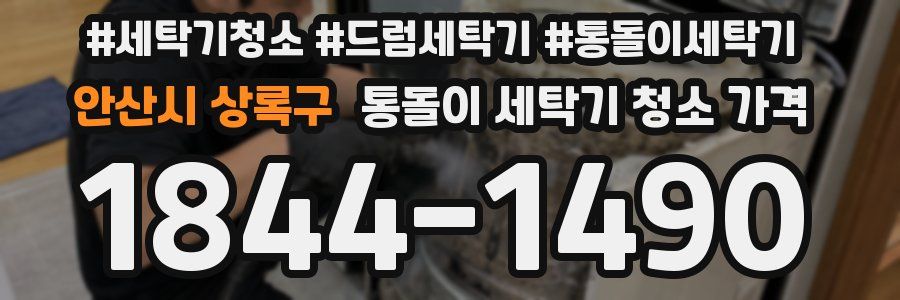 안산시 상록구 통돌이 세탁기 청소 가격