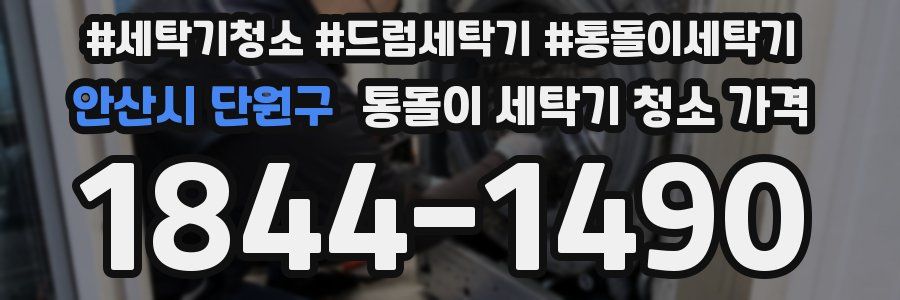 안산시 단원구 통돌이 세탁기 청소 가격