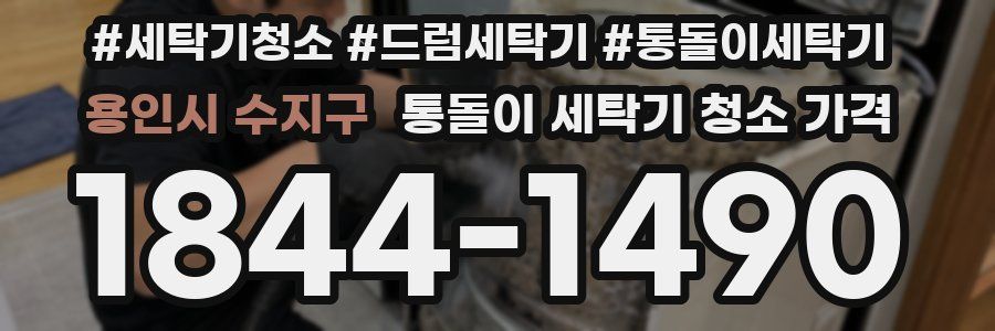 용인시 수지구 통돌이 세탁기 청소 가격