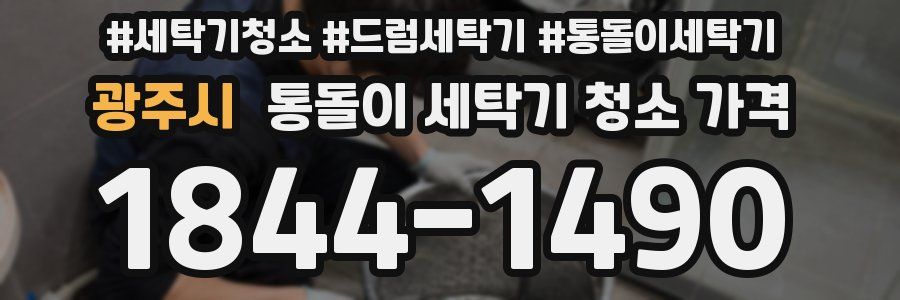 광주시 통돌이 세탁기 청소 가격