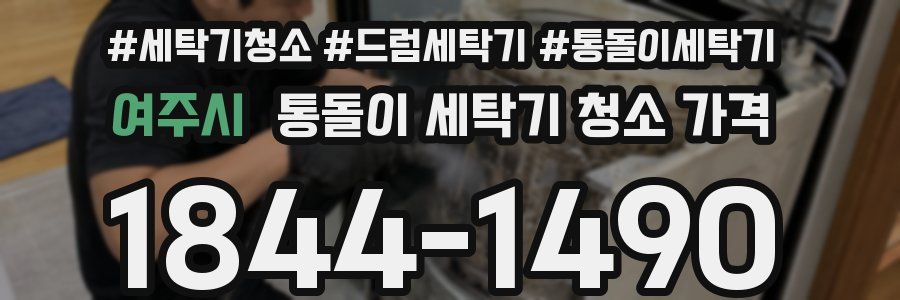 여주시 통돌이 세탁기 청소 가격