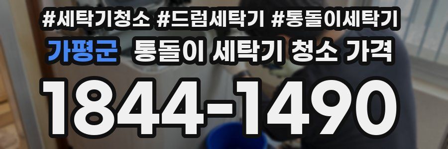 가평군 통돌이 세탁기 청소 가격