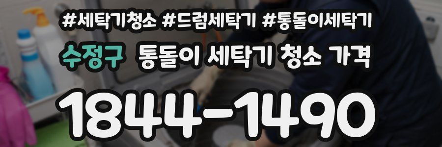 수정구 통돌이 세탁기 청소 가격