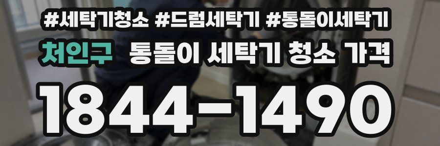 처인구 통돌이 세탁기 청소 가격