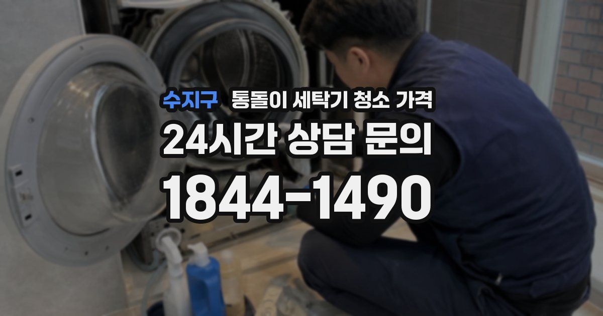수지구 통돌이 세탁기 청소 가격