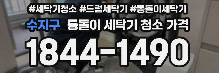 수지구 통돌이 세탁기 청소 가격