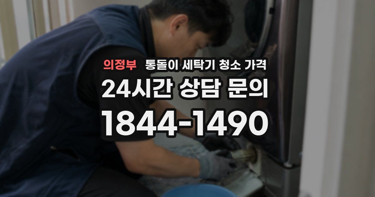 의정부 통돌이 세탁기 청소 가격