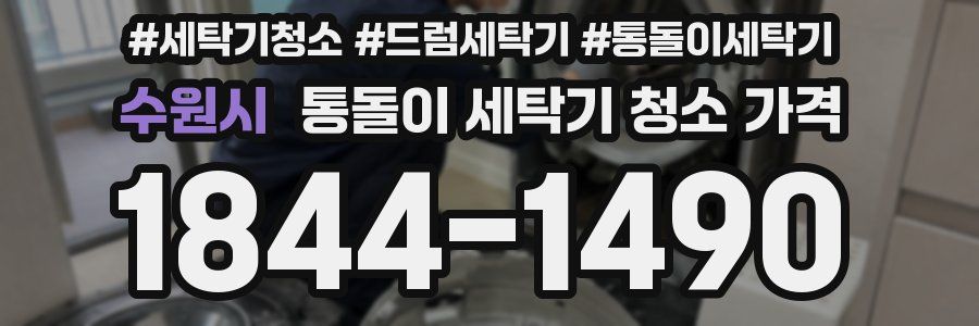 수원시 통돌이 세탁기 청소 가격