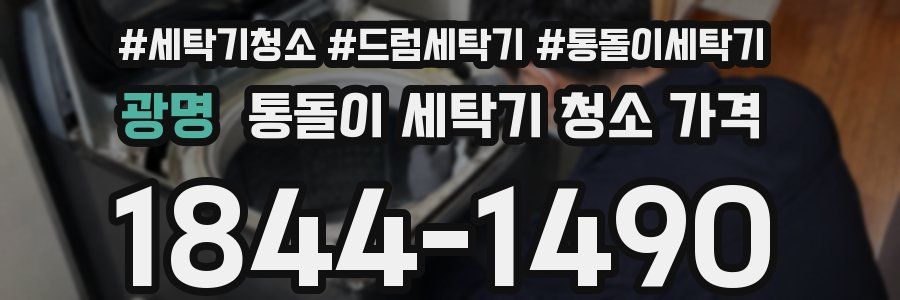 광명 통돌이 세탁기 청소 가격