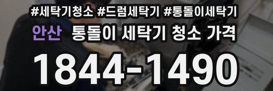 안산 통돌이 세탁기 청소 가격