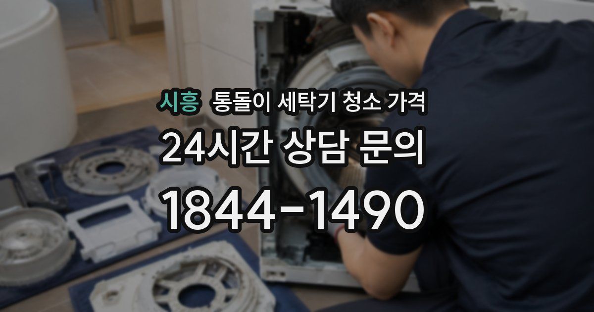 시흥 통돌이 세탁기 청소 가격
