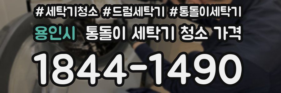 용인시 통돌이 세탁기 청소 가격