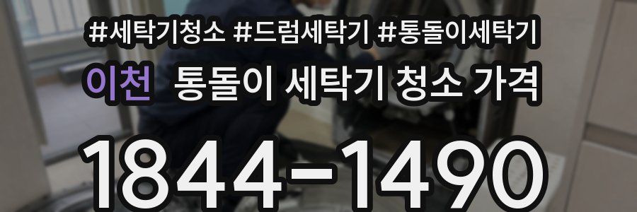 이천 통돌이 세탁기 청소 가격