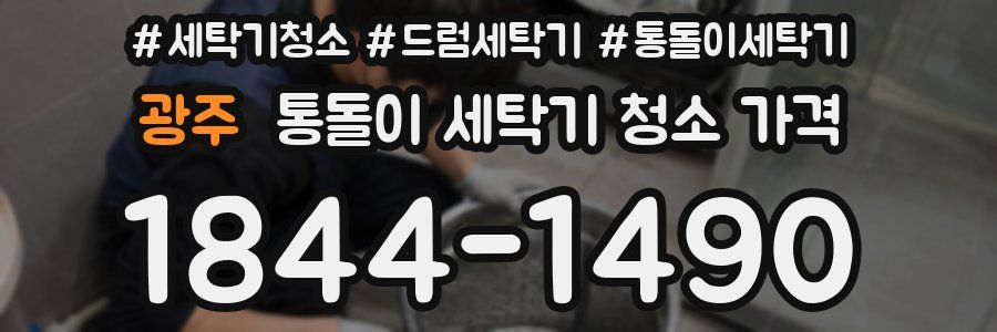 광주 통돌이 세탁기 청소 가격