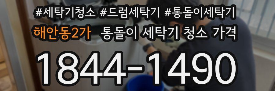 해안동2가 통돌이 세탁기 청소 가격