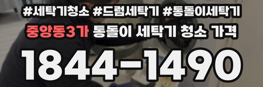 중앙동3가 통돌이 세탁기 청소 가격