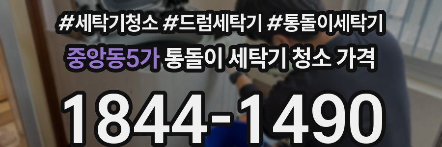중앙동5가 통돌이 세탁기 청소 가격