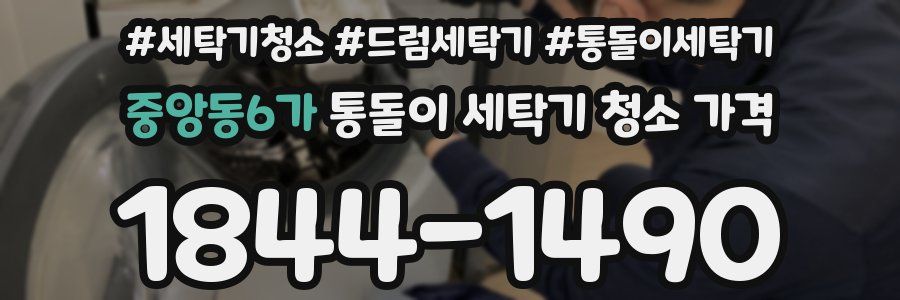 중앙동6가 통돌이 세탁기 청소 가격