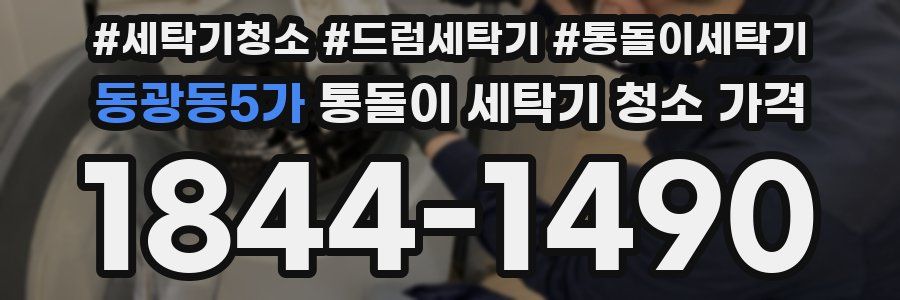 동광동5가 통돌이 세탁기 청소 가격