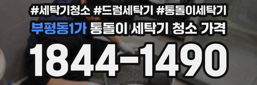 부평동1가 통돌이 세탁기 청소 가격