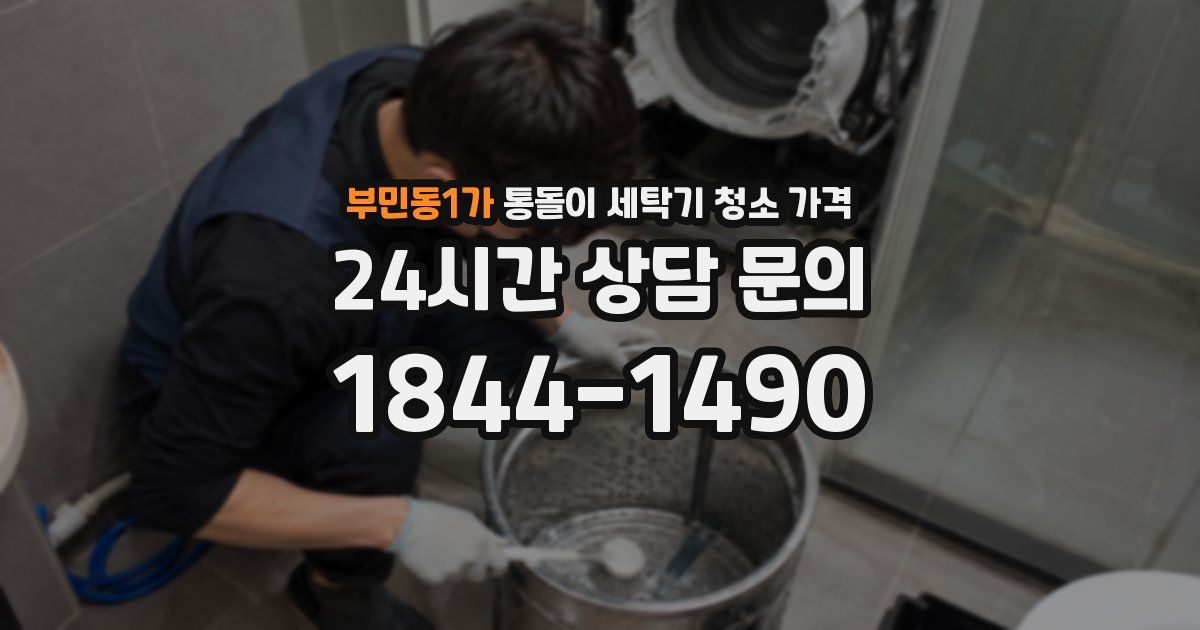 부민동1가 통돌이 세탁기 청소 가격