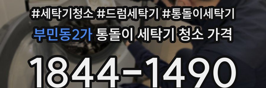 부민동2가 통돌이 세탁기 청소 가격