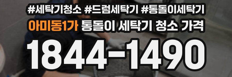 아미동1가 통돌이 세탁기 청소 가격