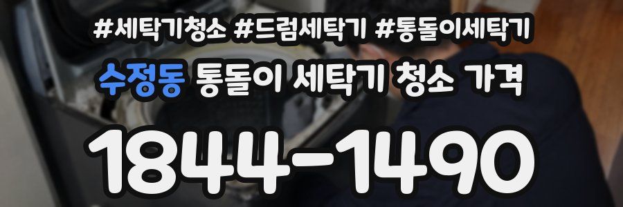 수정동 통돌이 세탁기 청소 가격