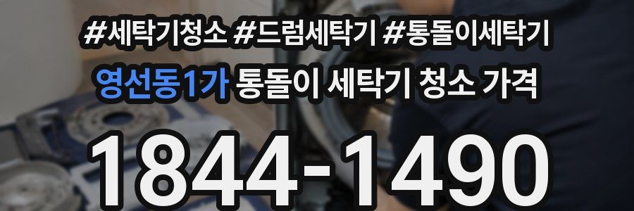 영선동1가 통돌이 세탁기 청소 가격