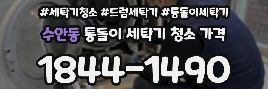 수안동 통돌이 세탁기 청소 가격