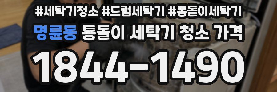 명륜동 통돌이 세탁기 청소 가격